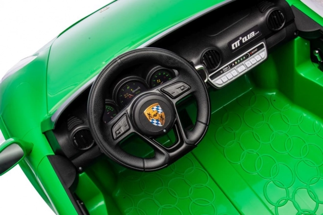 Dětské akumulátorové auto zelené 4x4