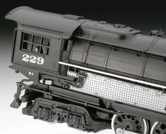 Plastikový model lokomotivy Big Boy