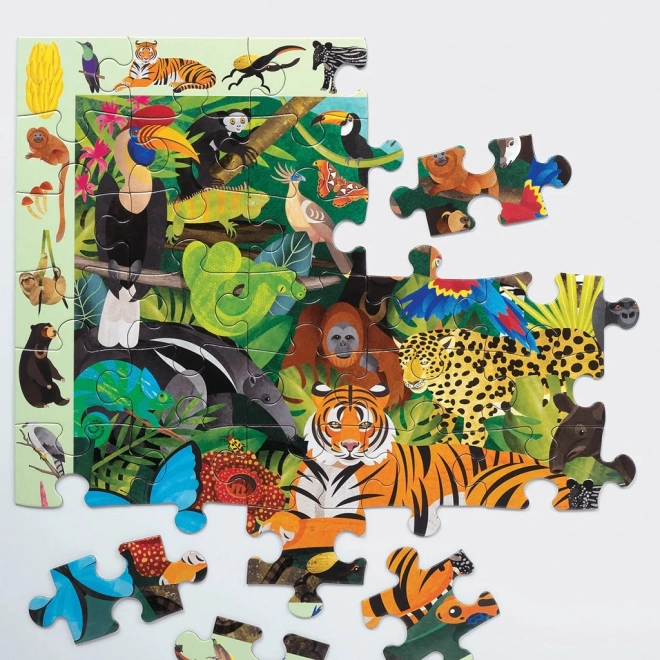 Puzzle Mudpuppy Hledání v deštném pralese