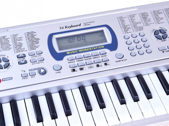 Dětský keyboard s mikrofonem