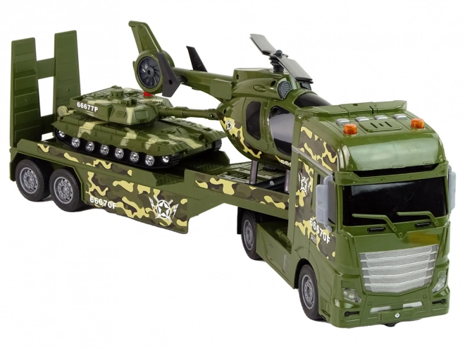 Vojenská stavebnice Tank Faction Propulsion Helicopter Truck