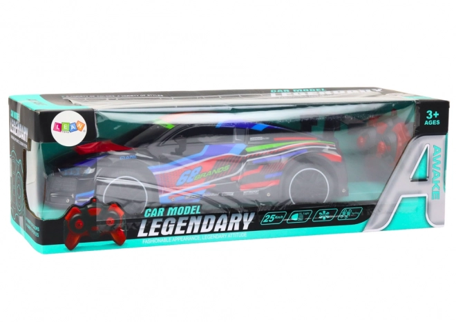 RC sportovní auto 1:10 25km/h Světla černá