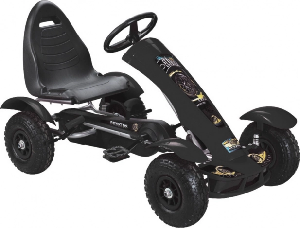 Gokart na pedály černý