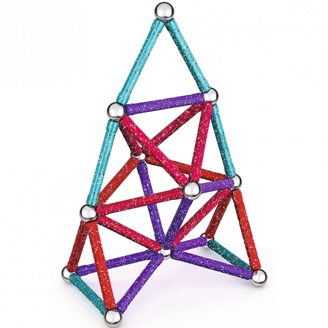 Magnetická stavebnice GEOMAG Glitter 60 dílků