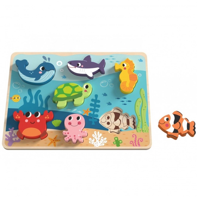 Dřevěné puzzle Svět moře