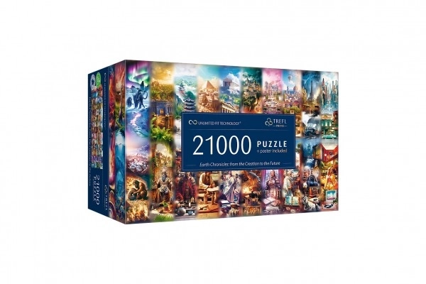 Puzzle Země: Kronika světa od začátku do budoucnosti