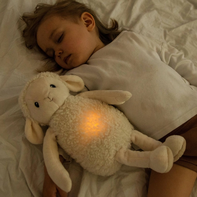Whisbear - bzučící ovečka Lumi se světlem a ukolébavkami a funkcí CRYsensor