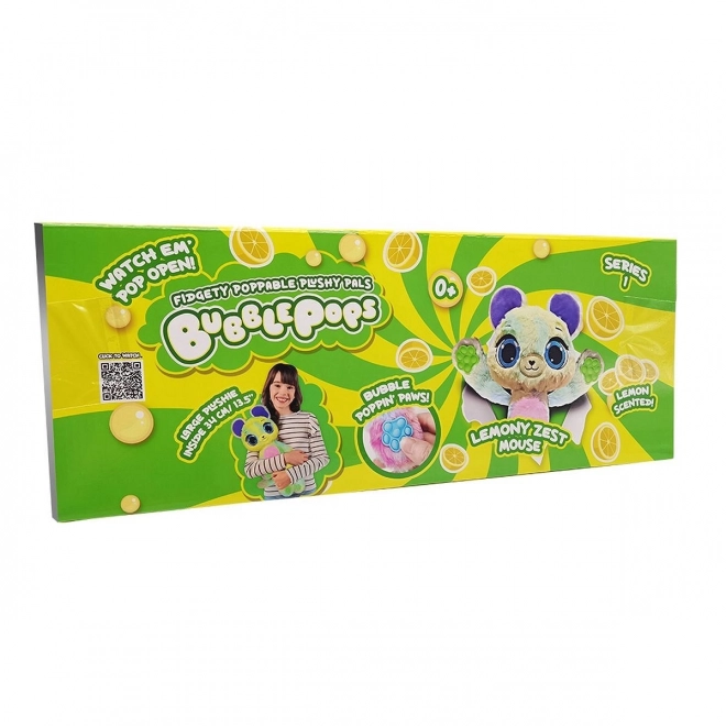Maskotka Bubble Pops vonící - Myška s citronovou kůrou
