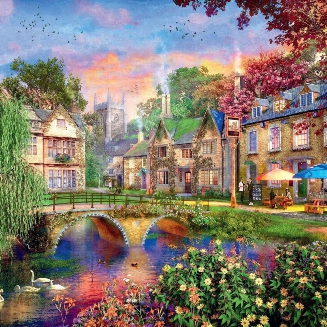 Ravensburger Puzzle Cotswoldská cesta 1000 dílků