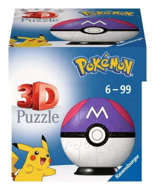 RAVENSBURGER Puzzleball Pokémon: Masterball 54 dílků