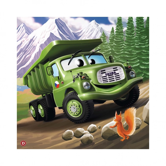 Puzzle Tatra nákladní auta 60 dílků