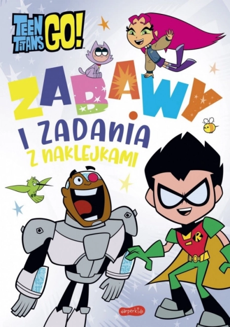 Akční kniha Mladí Titáni! Hry a úkoly se samolepkami