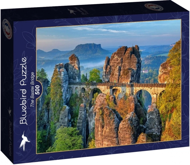 Puzzle Skalní most Bastei 500 dílků