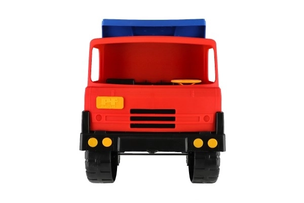 Auto tatra 815 s korbou – Červená kabina, modrá korba