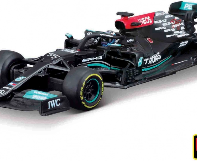 Bburago 1:43 RACE  F1 - MERCEDES-AMG F1 W12 E Performance (2021) #77 (Valtteri Bottas)