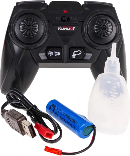 Světla, zvuky a efekt kouře