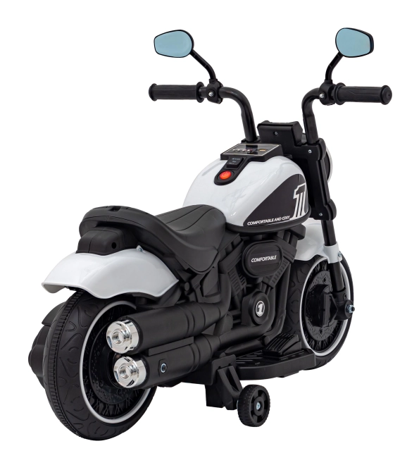 Motocikel Chopper FASTER – Bílý