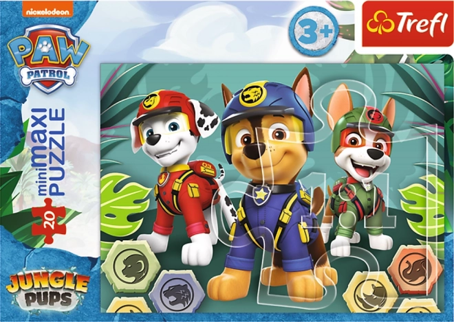 Puzzle Tlapková patrola miniMAXI 20 dílků