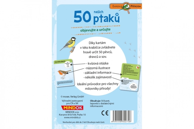Expedice příroda: 50 ptáků