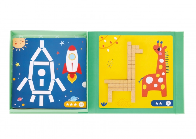 Magnetická logická skládanka Tooky Toy