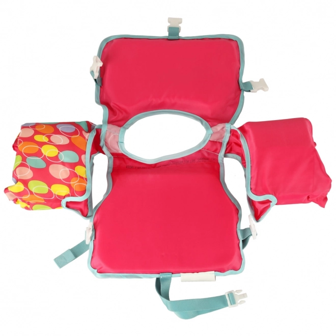 Růžová dětská plavecká vesta s rukávky Bestway 3-6 let, 19-30 kg
