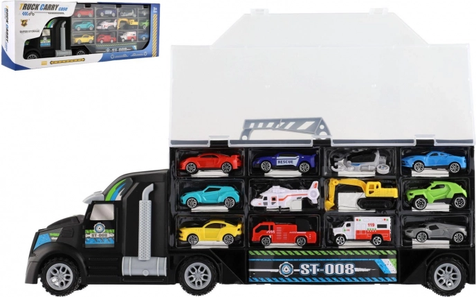 Auto kamion přepravník s dopravními prostředky 50 cm