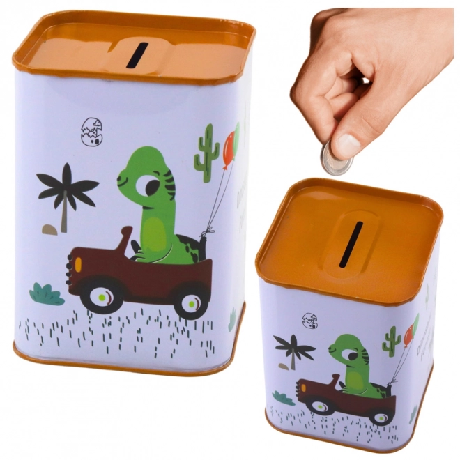 Pokladnička s dinosaurem