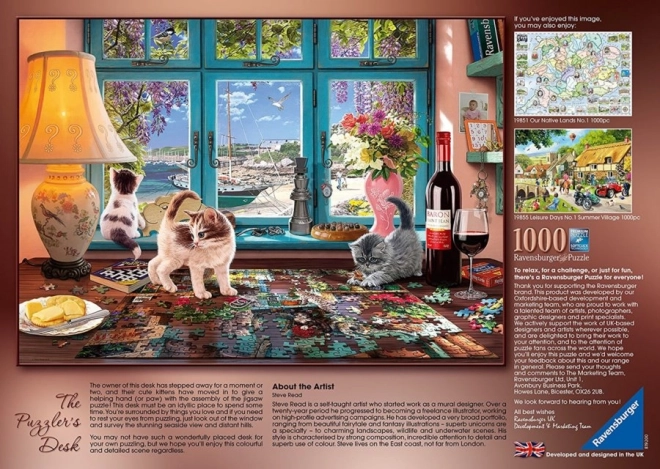 Skládačův stůl RAVENSBURGER puzzle 1000 dílků