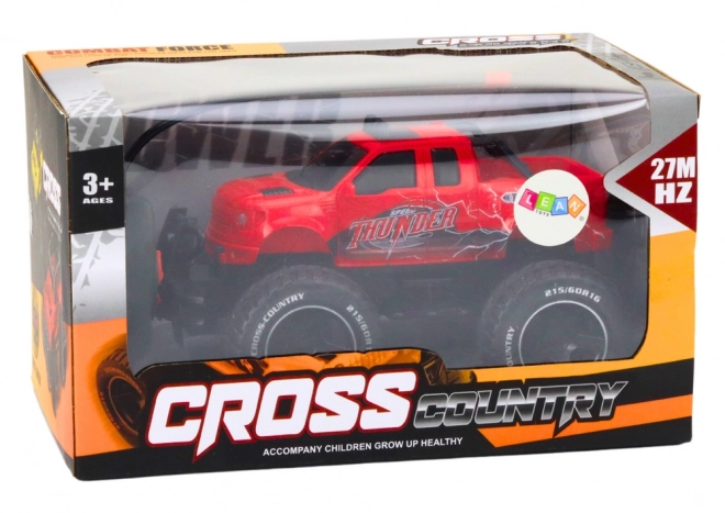 Zdalně řízené terénní auto RC 1:18 červené