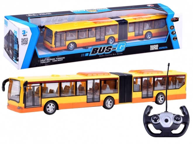 Autobus na dálkové ovládání Dětské vozidlo na dálkové ovládání RC0336 – Žlutá