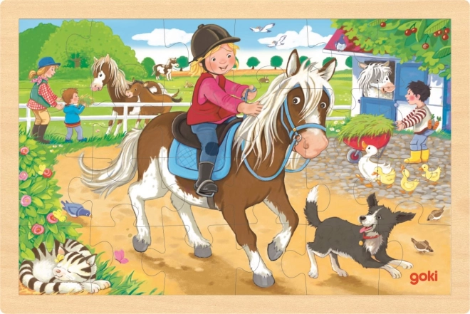 Puzzle Pony na farmě