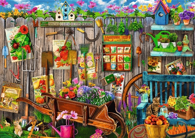TREFL puzzle Zahradničení dvojité balení 500 dílků