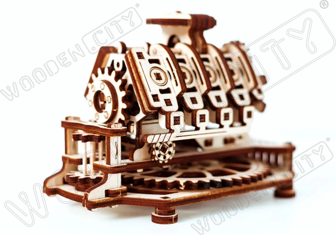 WOODEN CITY 3D puzzle Motor V8, 200 dílů