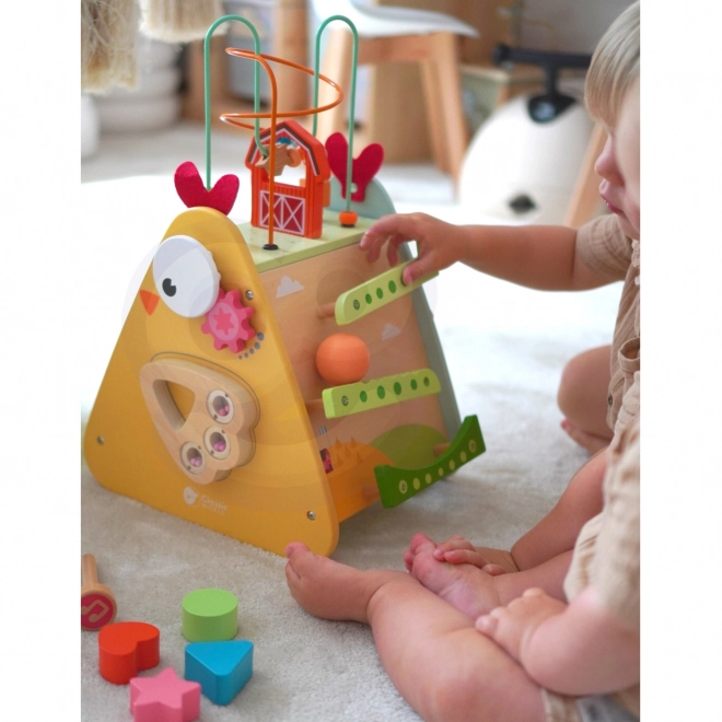Montessori kostka farma pro děti