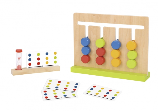 Logická hra barevné skládání TOOKY TOY