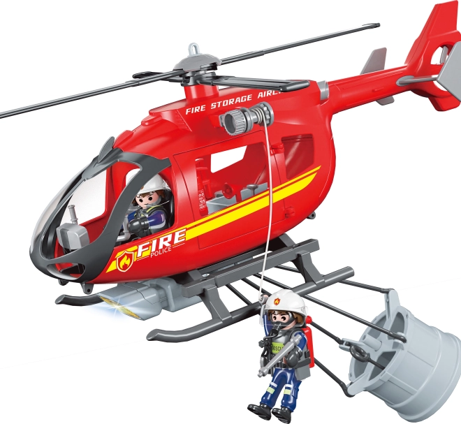Hasičská helikoptéra s efekty 38 cm