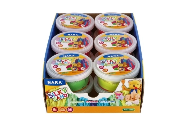 Kreativní barevný písek Nara Silky Sand v boxu