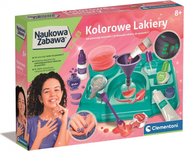 Kreativní sada barevné laky na nehty
