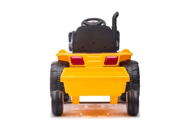 Bateriový traktor s přívěsem S617 žlutý