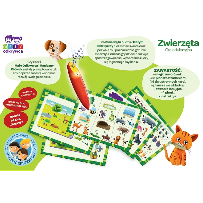 Zvířata Magická hra s tužkou