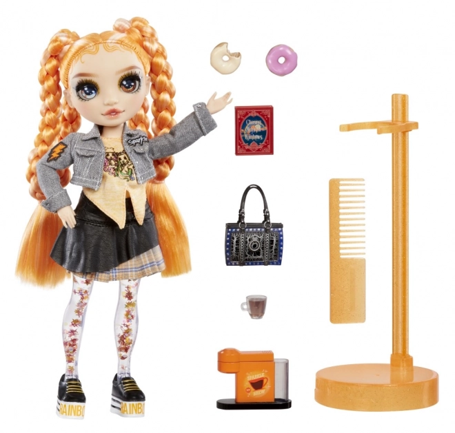 Rainbow High Sparkle & Shine Fashion panenka - Clementine (Orang