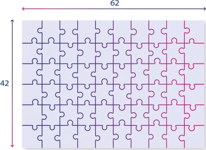 CLEMENTONI Puzzle Stitch MAXI 104 dílků