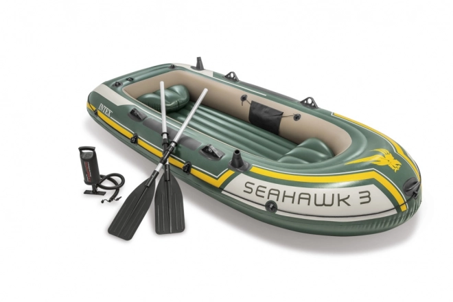 Sada člun Seahawk 3 s ruční pumpou a hliníkovými pádly 68614
