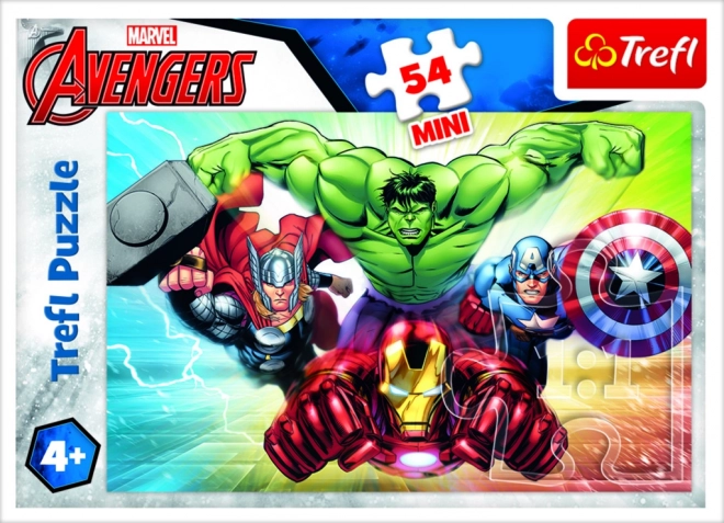 Minipuzzle Avengers 54 dílků v krabičce