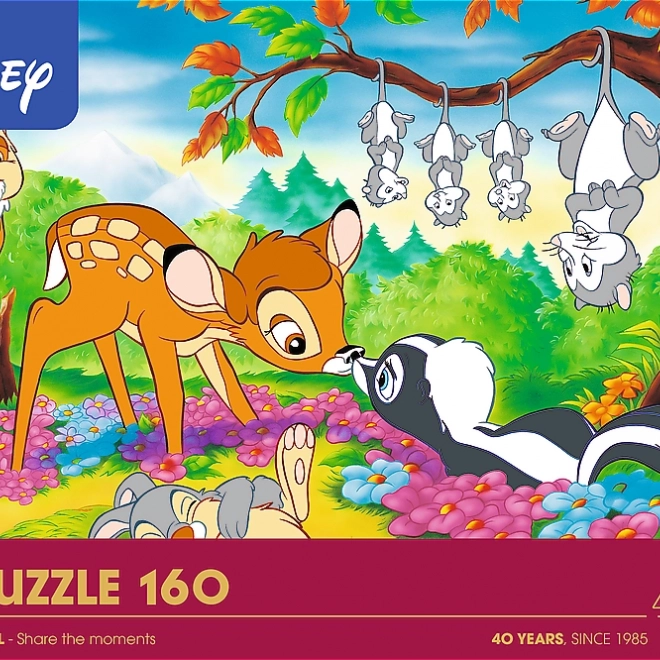 Puzzle Bambi a lesní přátelé 160 dílků