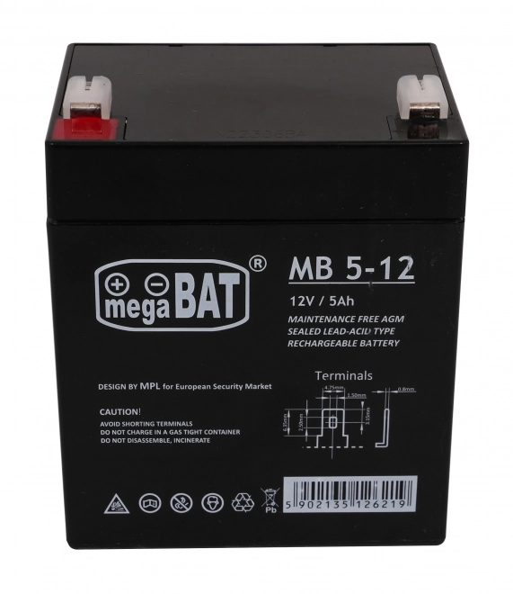 Gelová baterie 12V/5AH pro dětská elektrická vozidla - Náhradní díl