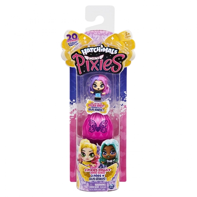 Hatchimals Mini Pixies panenky s výměnnými křídly