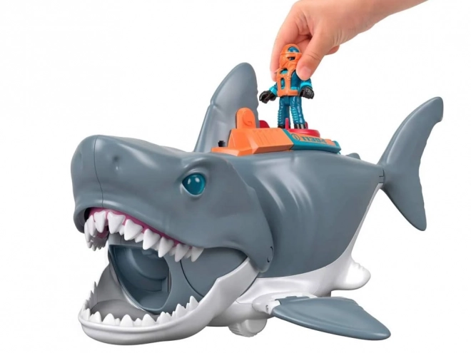 Mega útočný žralok Imaginext s pohyblivou čelistí