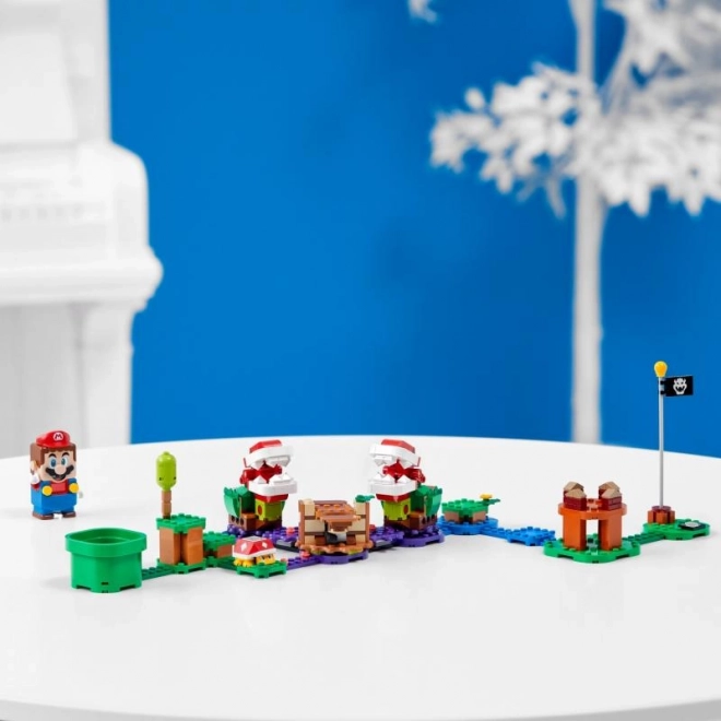 Hlavolam s Piraňovou Rostlinou - Rozšiřující Set LEGO Super Mario
