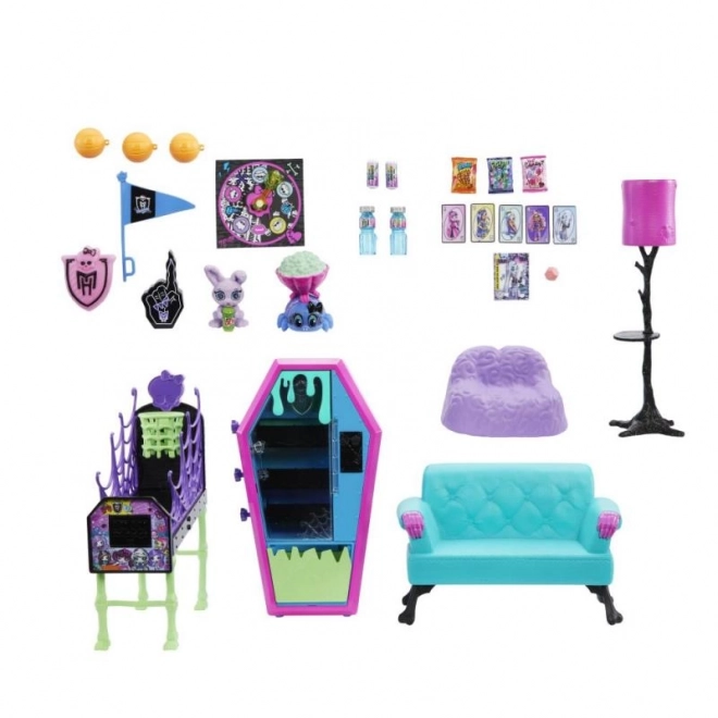 Sada žákovského nábytku do obývacího pokoje Monster High